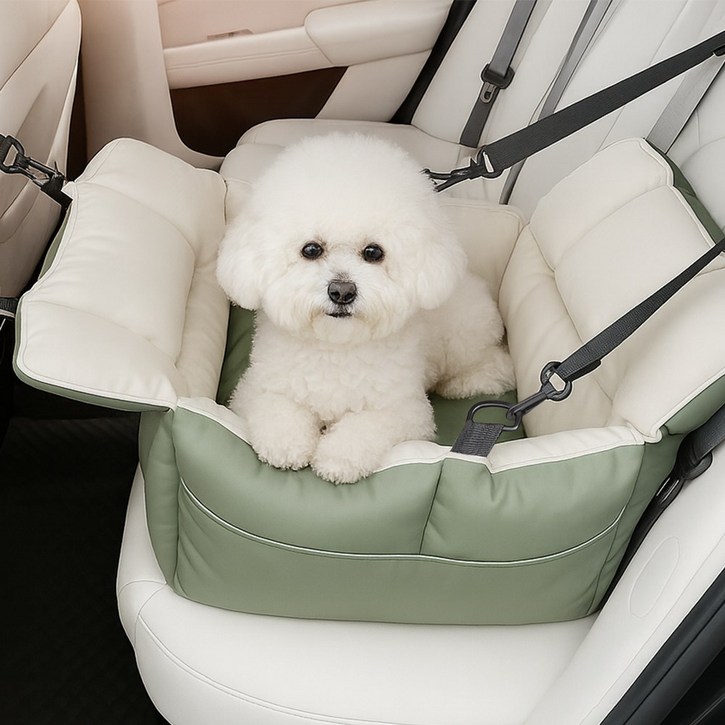 Curious Pony 강아지 카시트 이동가방 애견 카시트 강아지 자동차 카시트