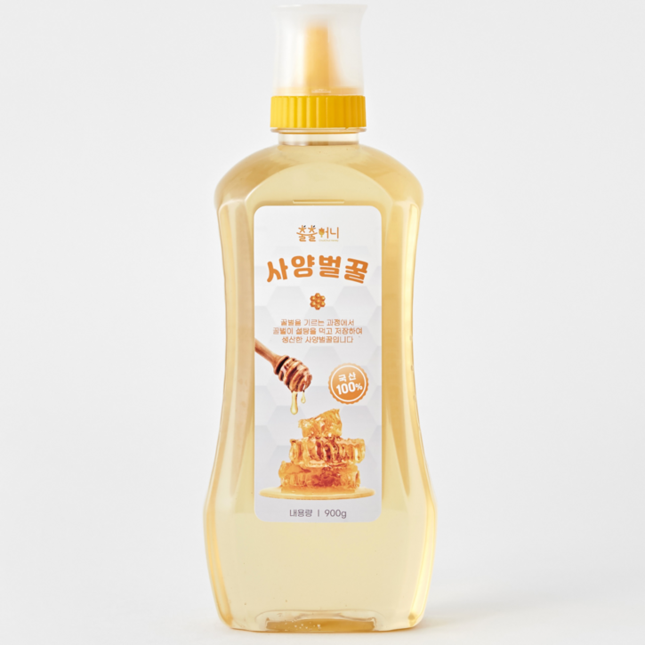 출출허니 100% 국내산 순수 사양벌꿀, 1개, 900g