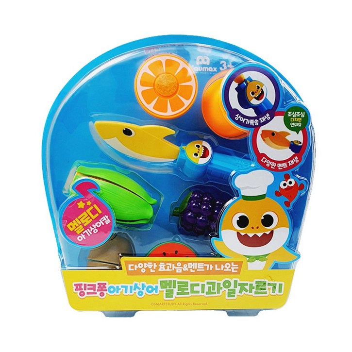 핑크퐁 멜로디 과일자르기 아기상어 배터리 교체 요망, 1개