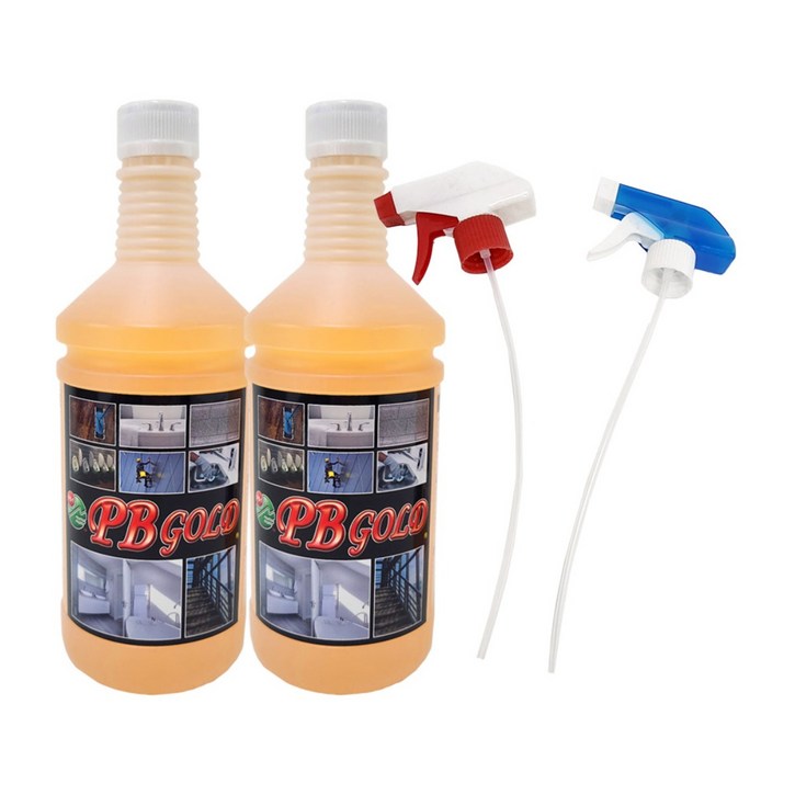 정품 피비 골드 리필1000ml 2개 건1개 다목적세정제 렌지후드 기름때 찌든때 제거 욕실 PB1, 2개, 1L
