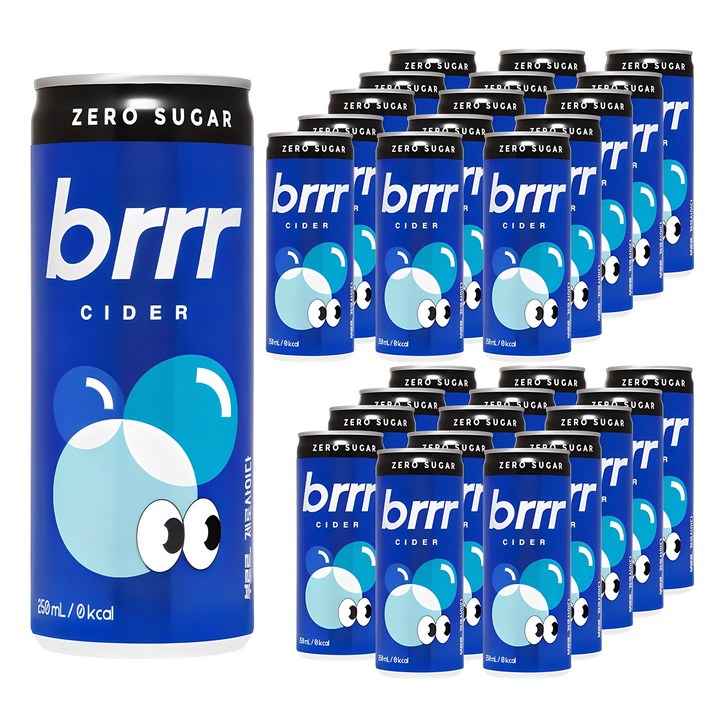 부르르 제로사이다, 250ml, 30개 부르르 제로사이다, 250ml, 30개