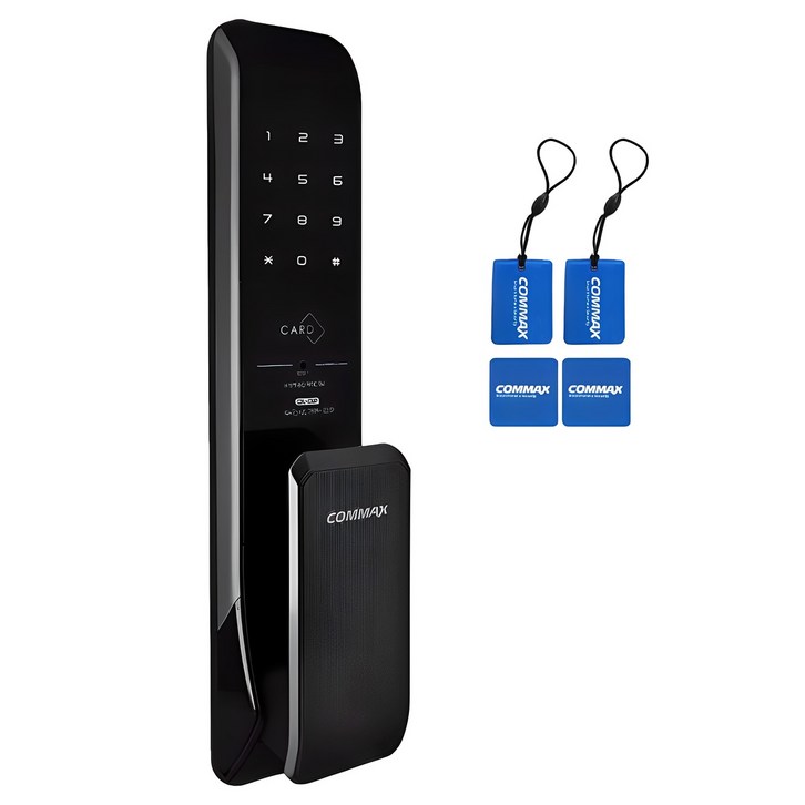 COMMAX 푸시풀 디지털도어락 기본 열쇠식 CDL230P