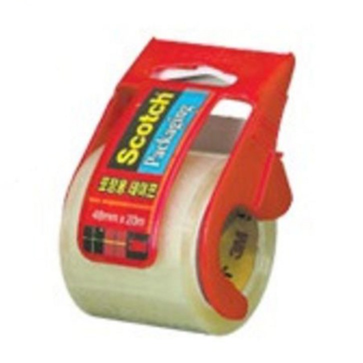 스카치 3M 미니 포장용 테이프 48mm x 20m, 132D 투명, 1개