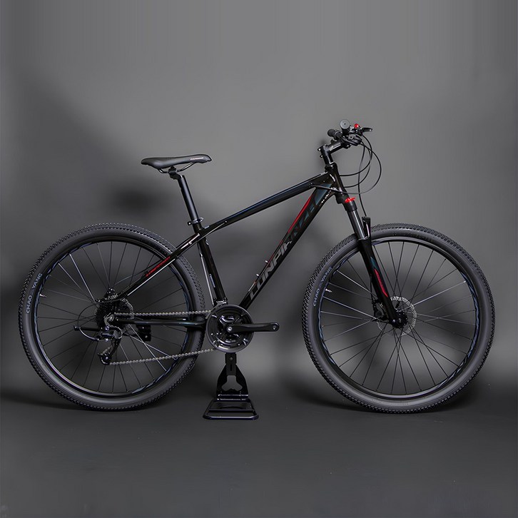 아메리칸이글ANM 콘피안자40 29인치 유압식 입문용 24단 산악인증 MTB 자전거, 블랙그레이, 1개