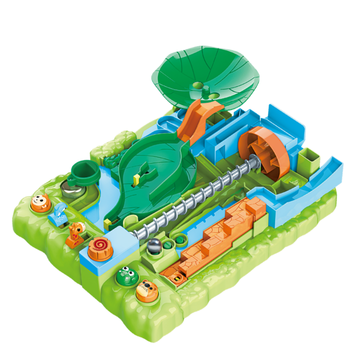 해늘 정글어드벤처 코딩로드 구슬 놀이 어린이 조작장난감, 1개