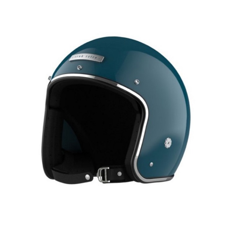 크랭크 레트로 오픈페이스 헬멧 로얄블루 소두핏