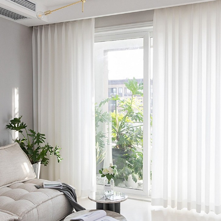 프리미엄 쉬폰 커튼 24평 34평 먼지없는 샤랄라커튼 대형