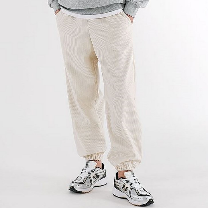 벤티브 남자 융털기모 골덴스판루즈조거 코듀로이 스판팬츠