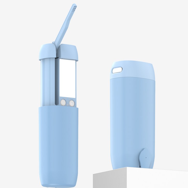 휴대용 비데 외출 여행용 C타입 충전식 비데 캠핑 전동비데,140ML,블루, 단순배송상품, J01