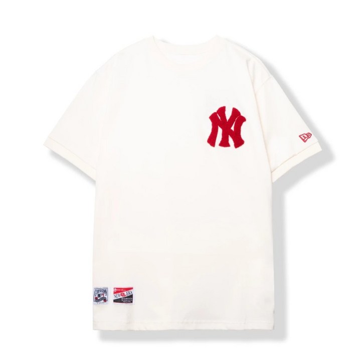 뉴에라 MLB 뉴욕 양키즈 텍스트 레터 반팔 라운드 시리즈 3종