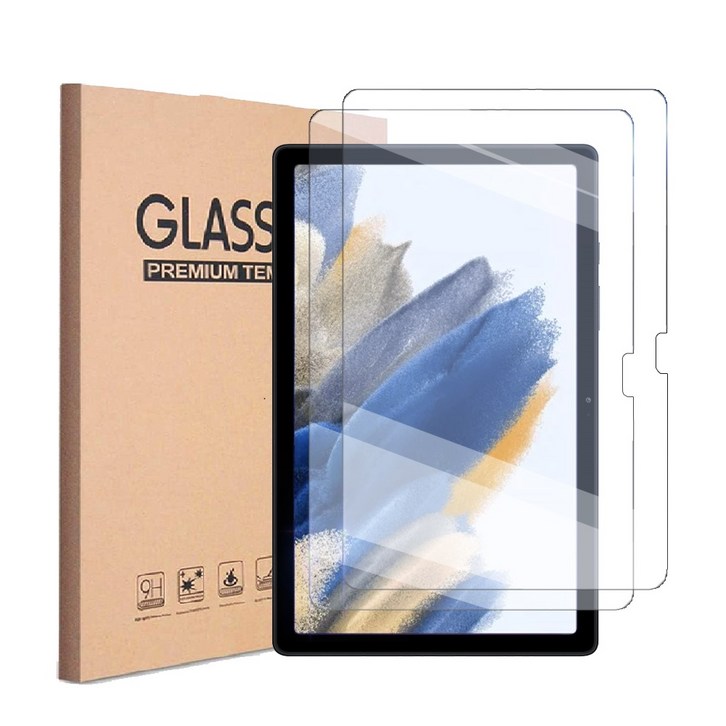 11 갤럭시탭A8 10.5 강화유리 액정 보호필름2장 SMX200 X200N X205 X205N 삼성 2022 아이친구
