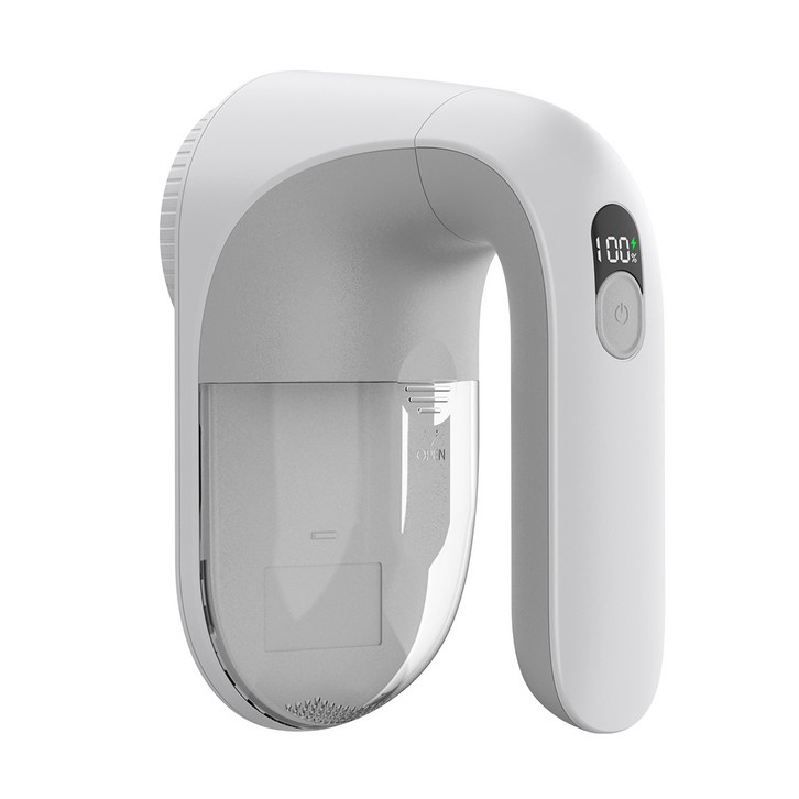 SmartGo 프리미엄 보풀제거기 휴대용 충전식 6중날 대용량 세탁소용 강력한 보풀제거기, 화이트