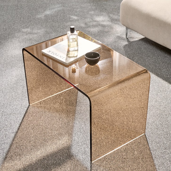 아크홀릭 감성 인테리어 투명 아크릴 사이드 마르코 테이블 맞춤제작  소파 협탁 거실 테이블