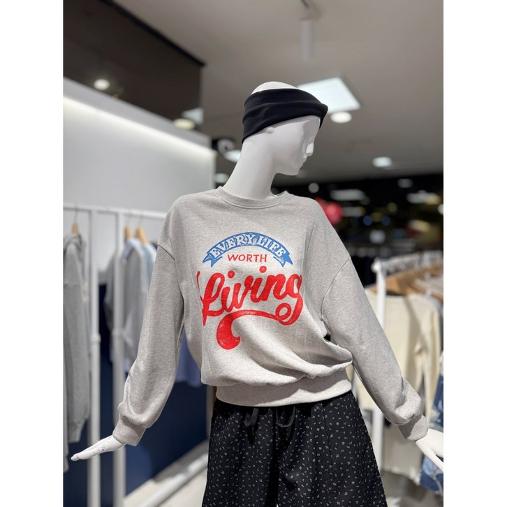 에잇컨셉 에브리맨투맨 티셔츠 C25J4FTS026