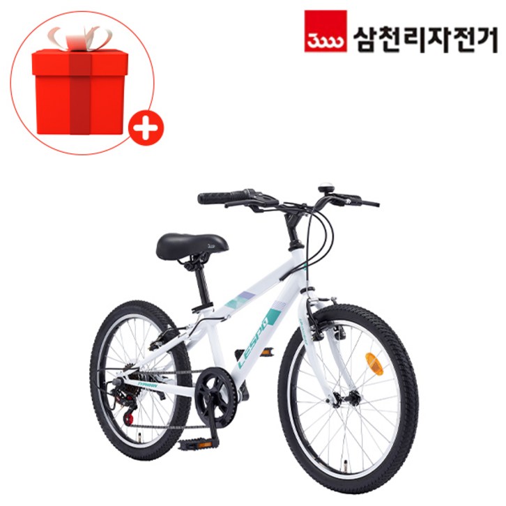 삼천리 2025 완조립 50.8cm(20인치) 태풍 GS 7단 아동 초등학생 주니어 컴포트 MTB 자전거, 라이트블루, 1개