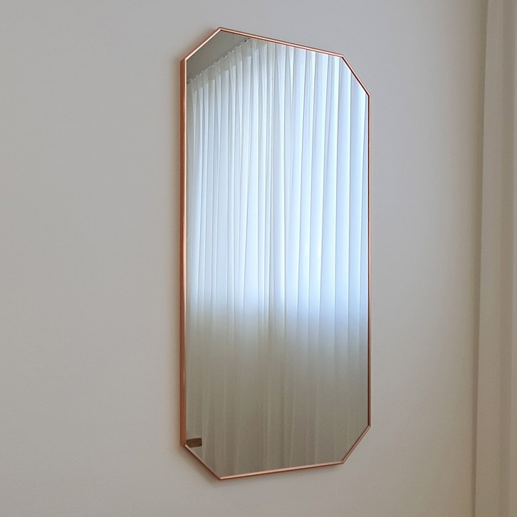 [브래그디자인] 무료배송 600x1200 팔각 거울, 3. 로즈골드