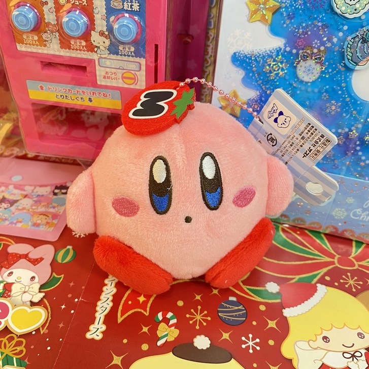 일본수입 정품 커비 오리지널 반짝반짝 키링 크리스마스 선물 소품샵 기프트샵 선물세트