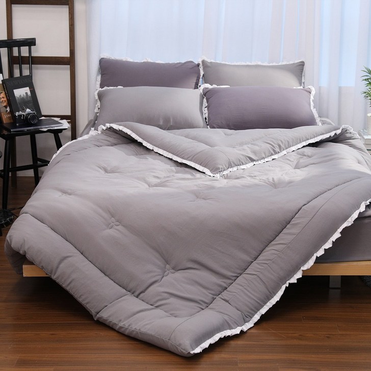 류금숙 모던호텔 블라썸 실키케어 차렵이불 침구세트