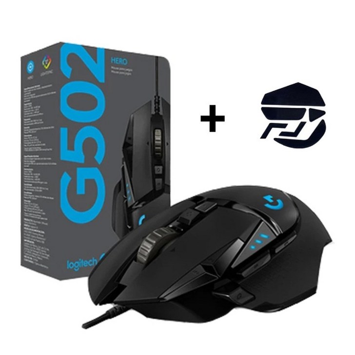 로지텍 G502 HERO 유선마우스 게이밍 LIGHTSPEED Gaming Mouse 당일발송, 블랙