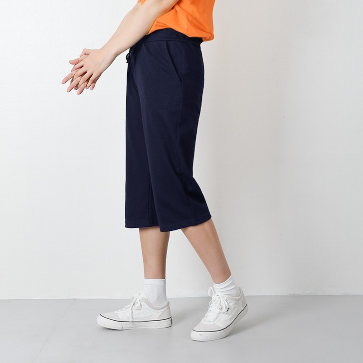 벤티브 여자 7부 와이드 트레이닝 팬츠