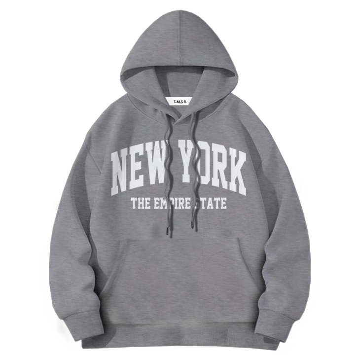 SICT 오버핏 뉴욕 엠파이어 스테이트 특양면 후드티