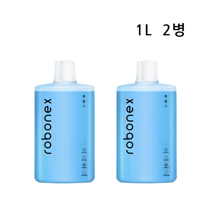로보락 호환 세제 로봇청소기 클리너 세척액 1L 다이너 컴퍼니, 단일상품, 2개