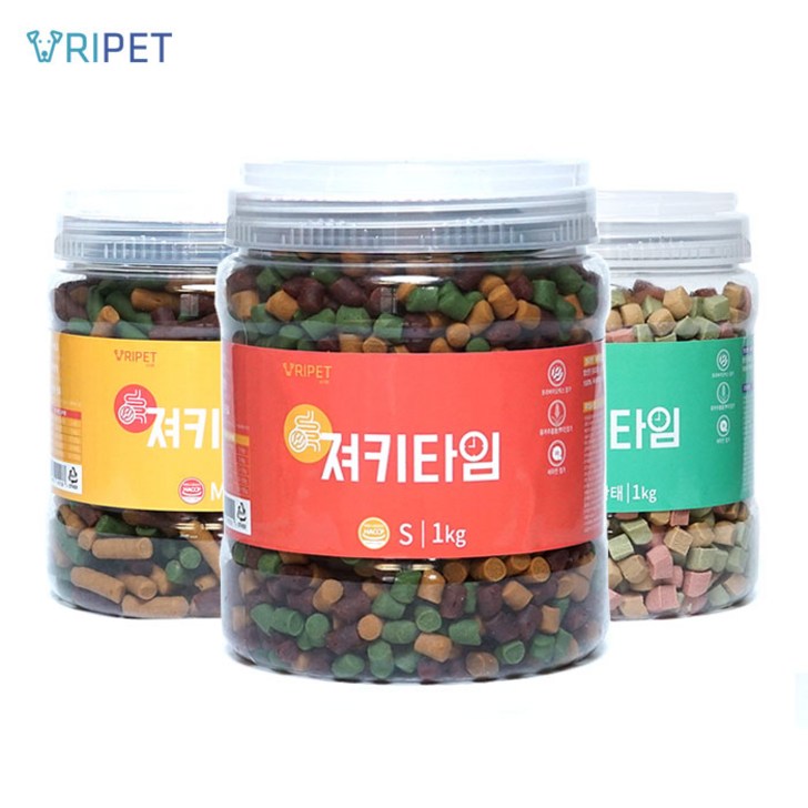 브리펫 져키타임 S 1kg x 2개 노즈워크간식, 2개