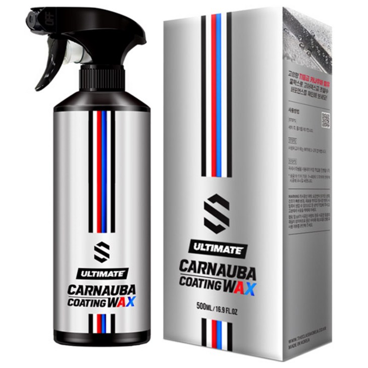 더클래스 얼티밋 카나우바 코팅왁스 퀵디테일러, 1개, 500ml 더클래스 얼티밋 카나우바 코팅왁스 퀵디테일러, 1개, 500ml