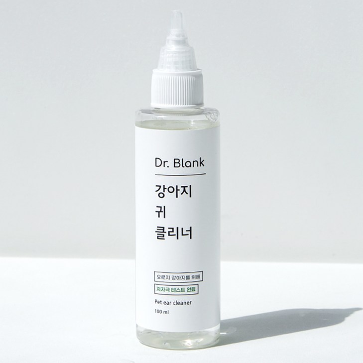 닥터블랭크 저자극 강아지 귀 클리너, 100ml, 1개 닥터블랭크 저자극 강아지 귀 클리너, 100ml, 1개