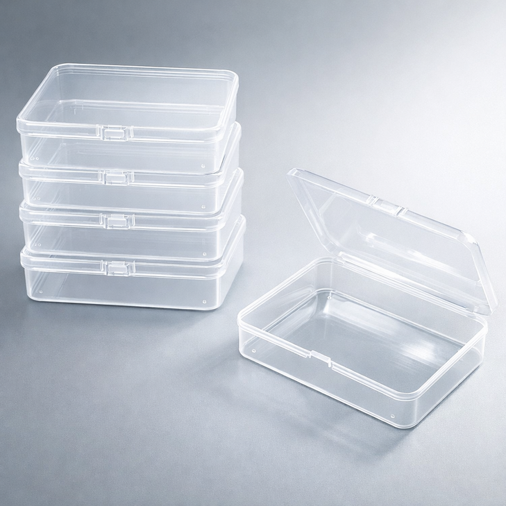 미니 투명수납정리함 직사각 10.5x7.5cm