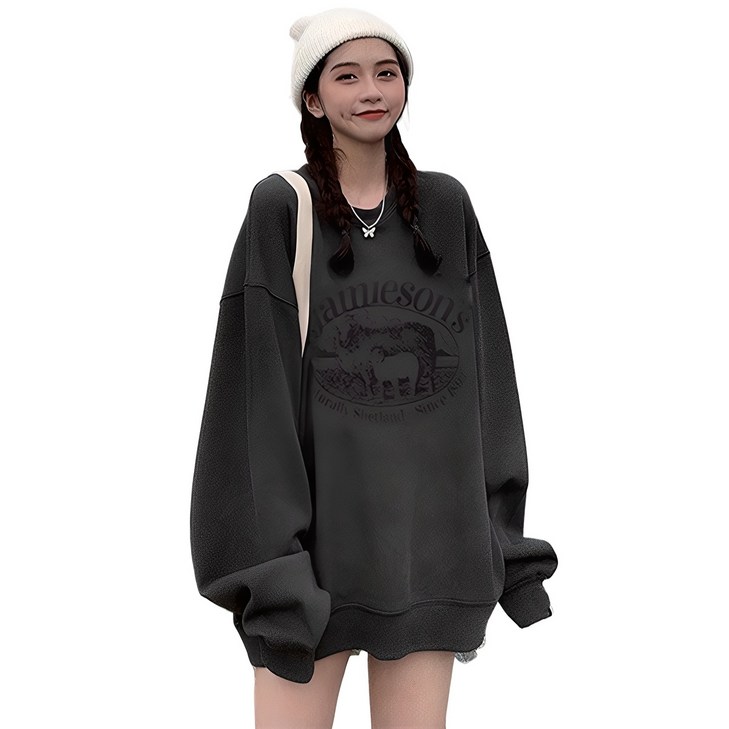 남녀공용 봄가을 루즈핏 데일리 맨투맨 슬림소녀 Couple Hoodies 남녀공용 봄가을 루즈핏 데일리 맨투맨 슬림소녀 Couple Hoodies