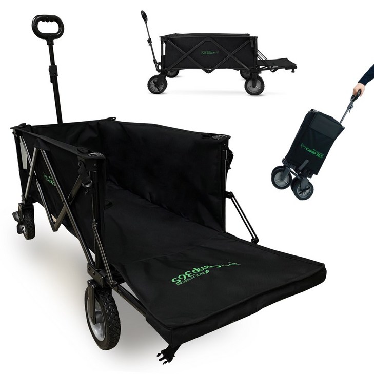 캠프365 파파웨건 스포츠 더 롱거 블랙 테이크아웃 캠핑 웨건 전용 상판