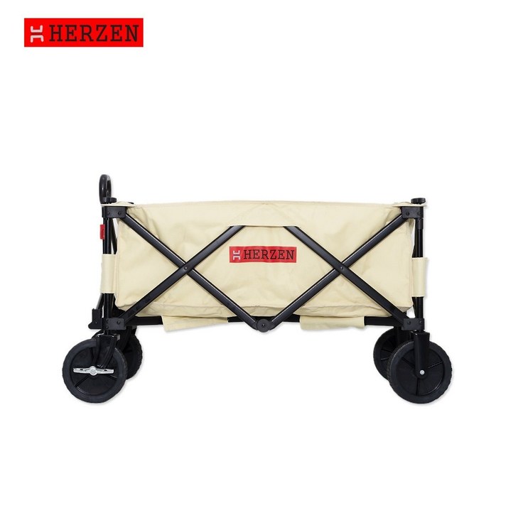 백화점 출고 에르젠 캠핑왜건 카트 접이식 폴딩카트 캐리어 풋브레이크 수납가방 캠핑용 웨건