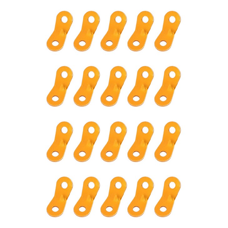 KOOLMAN쿨맨 땅콩스토퍼 6mm 20개, 땅콩스토퍼 6mm  옐로우 20개