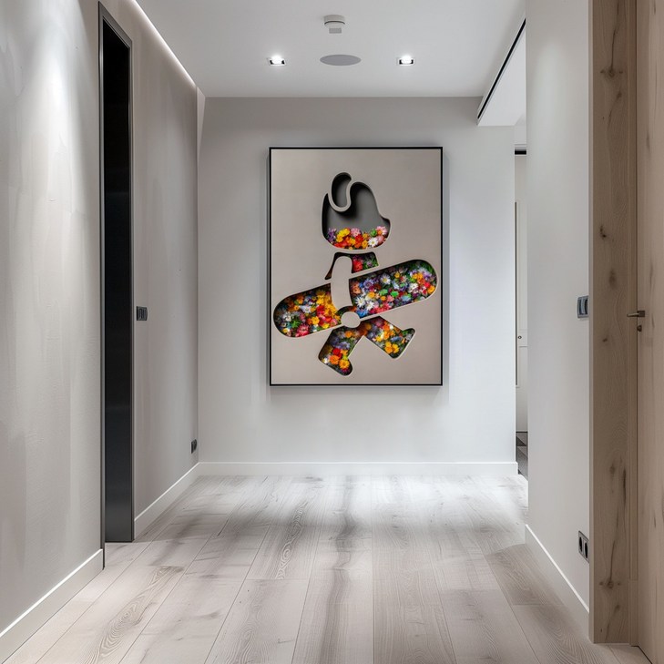 인메이블 베어브릭 인테리어 액자 8종 아이방 서재 소품 굿즈 액자