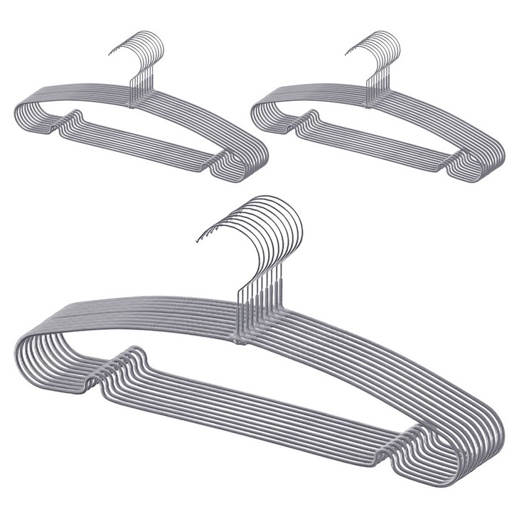 코멧 코팅 논슬립 옷걸이