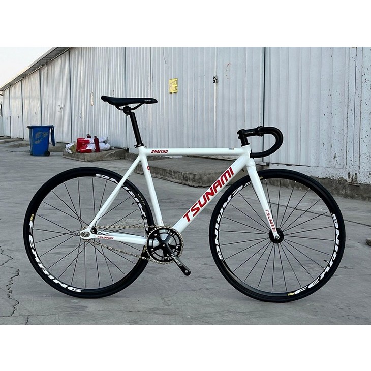 Muy 쓰나미 픽시 자전거 입문용 경량 바이크 완성차 SNM100, 1개, 기본 색상