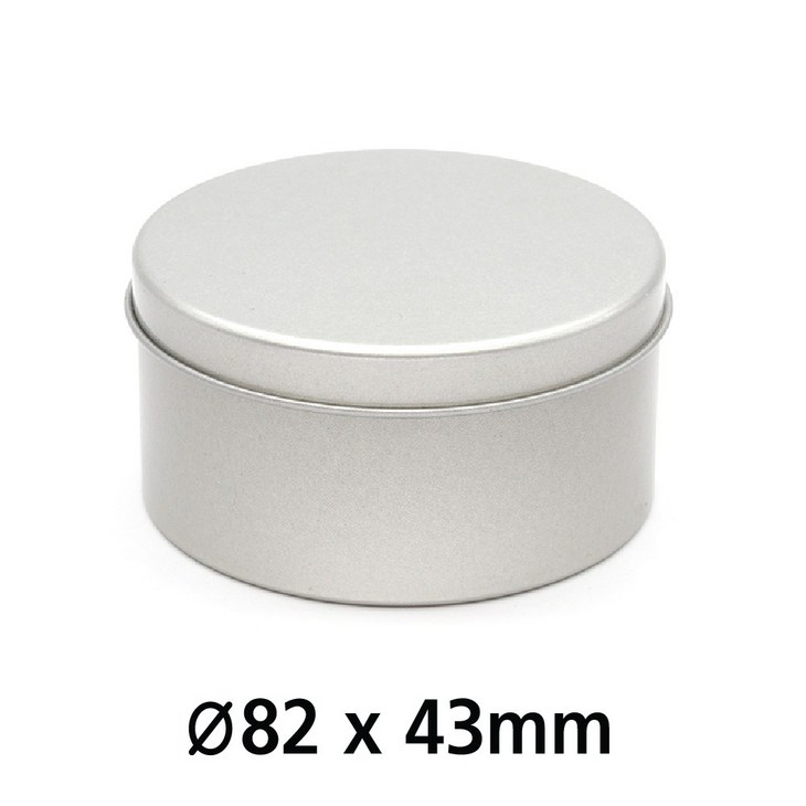 원형 R068 은색 틴케이스