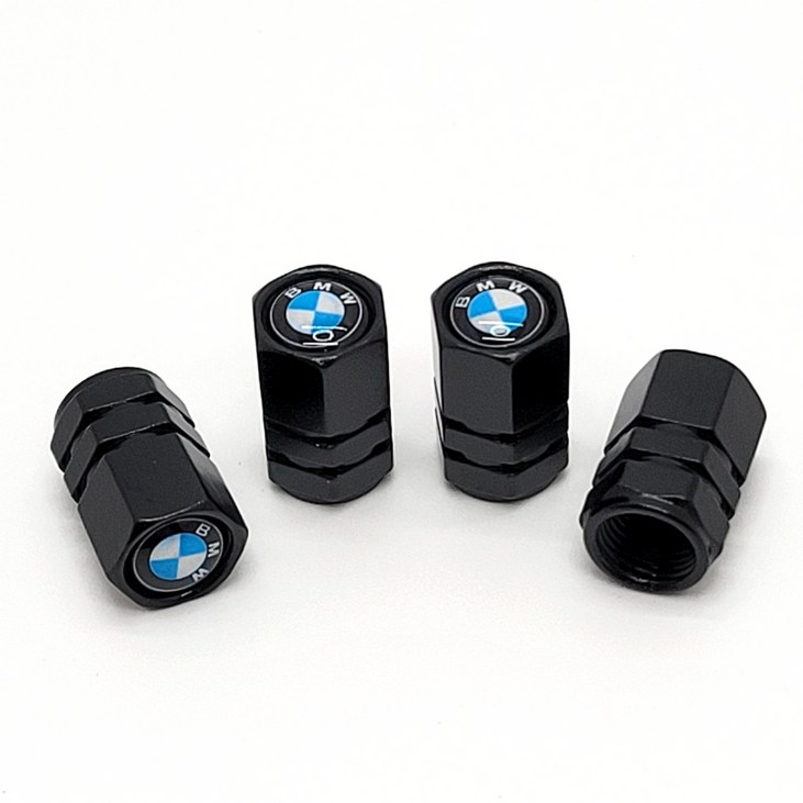 타이어 밸브 에어캡 마개 BMW 블랙 - 쇼핑앤샵