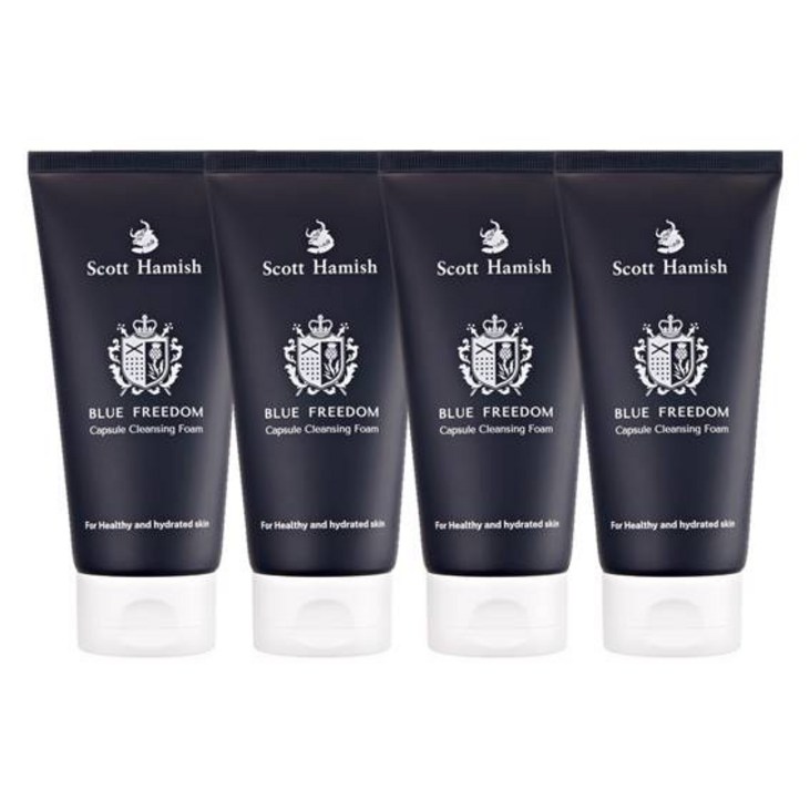스콧해미쉬 블루 프리덤 캡슐 클렌징폼 150ml, 4개