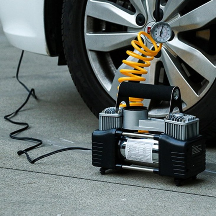 차량 가정용 에어컴프레셔 매트 타이어 공기주입 12V, 01. (25 Amp), 1개 - 쌍투몰