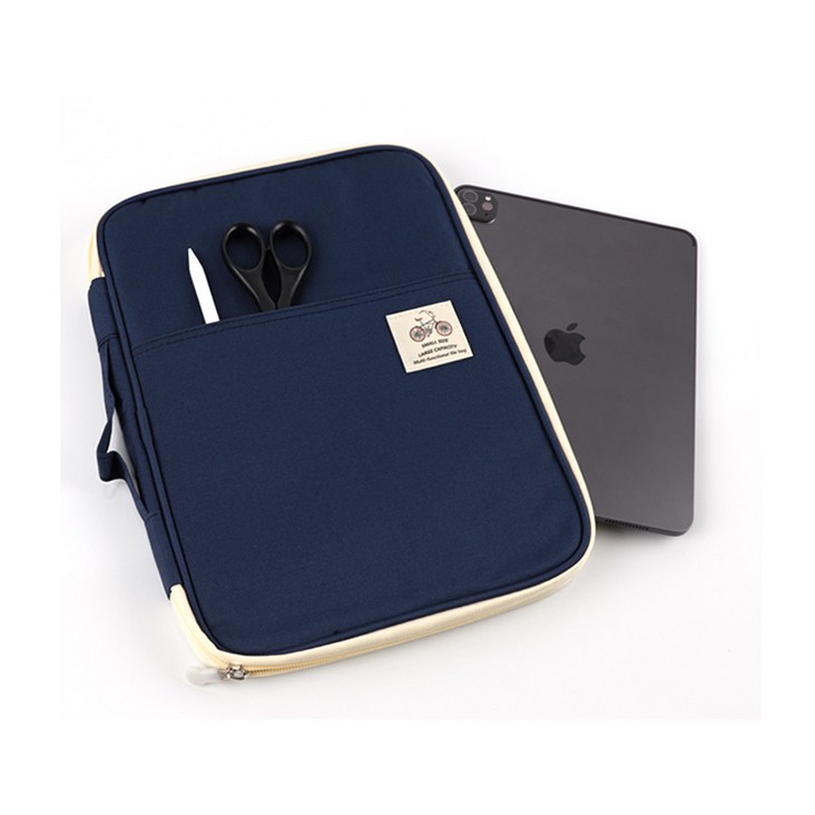 갤럭시탭 S6 라이트 수납 끝판 태블릿 포켓 파우치 가방, 네이비