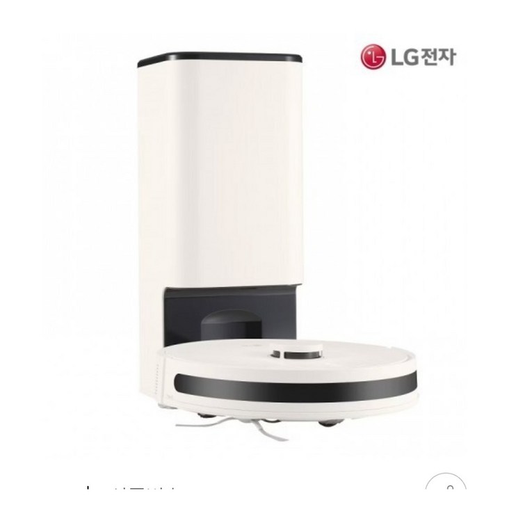 새상품 LG코드제로R5 카밍베이지 올인원 로봇청소기 올인 R585WKA  청소방식흡입걸레겸용  자동충전  사용시간  2시간20분  타입 건습식  작동방식  회전식