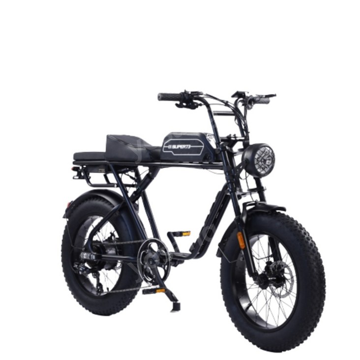 super73 스타일 RX S1 자토바이 전기자전거 남녀공용 복고풍 팻바이크 자전거 고급형, 36Ah듀얼 배터리, 03.super73  Y1