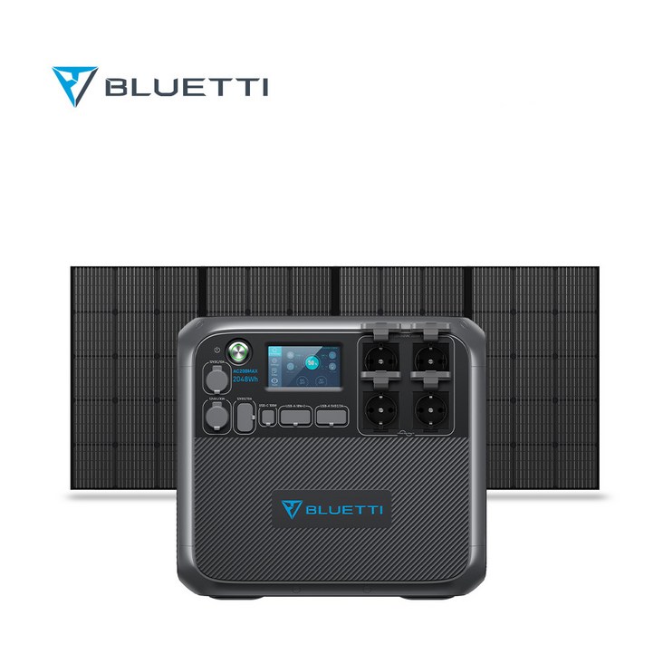BLUETTI 블루에티 2200W AC200MAX파워뱅크세트 350W태양광 패널 초대용량 확장형 보조 배터리 캠핑용 앱 컨트롤 모니터 가능, AC200MAXpv350 BLUETTI 블루에티 2200W AC200MAX파워뱅크세트 350W태양광 패널 초대용량 확장형 보조 배터리 캠핑용 앱 컨트롤 모니터 가능, AC200MAXpv350