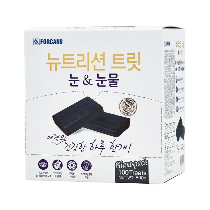 포켄스 강아지 영양제 뉴트리션 트릿 눈눈물