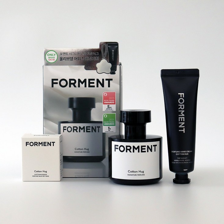 퍼퓸 BEST 포맨트 시그니처 향수 퍼퓸 코튼허그 한정 기획 증정 퍼퓸밤키링핸드크림