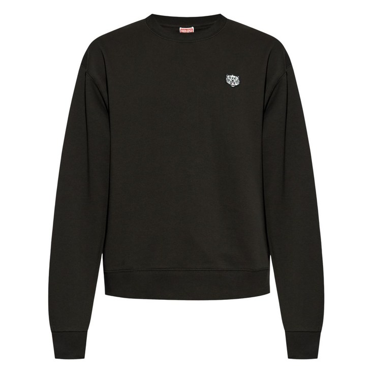 겐조 로고 패치 코튼 스웨트셔츠