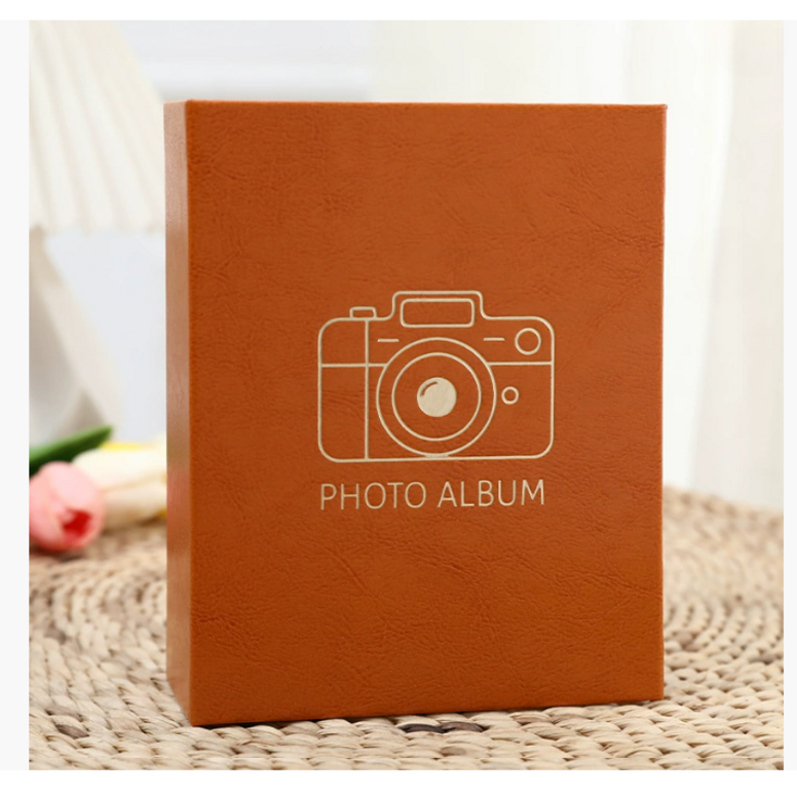 마켓버블 소중한 추억 보관 내구성 튼튼한 포토앨범, 100매, 브라운