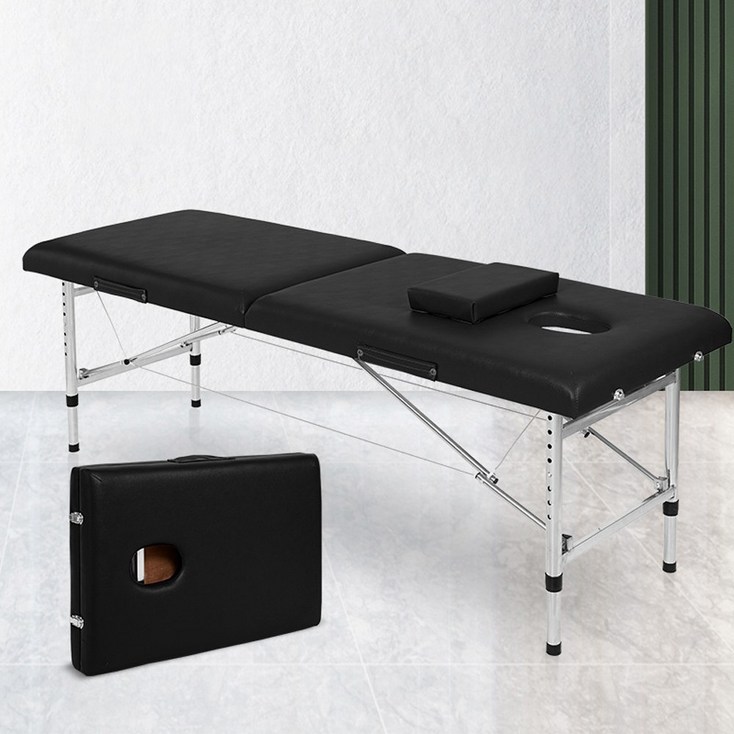 높이조절 접이식 미용 안마 마사지 베드 침대